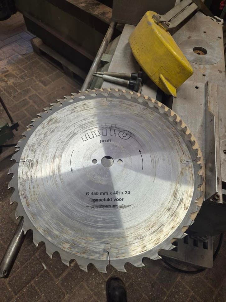 Zaagbladen 450 mm doorsnede goede staat – foto 1